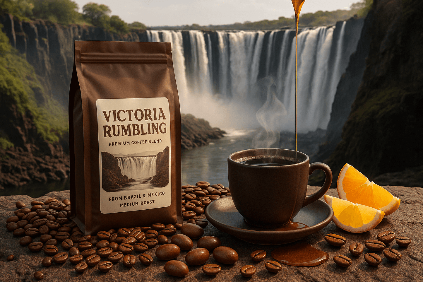 use victoria water fall in here