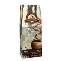 Victoria Rumbling Blend by Eish Coffee, a premium medium roast coffee with rich flavors and smooth texture.