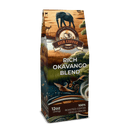Rich Okavango Blend coffee bag featuring premium roasted coffee beans with elephant design.