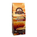 Serene Serengeti Blend medium roast coffee package featuring premium roasted coffee beans.
